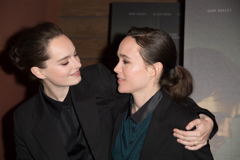 Ellen Page and Emma Portner