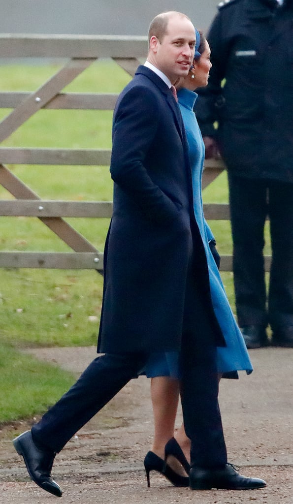 Prince William and Kate Middleton at Church Jan. 2019