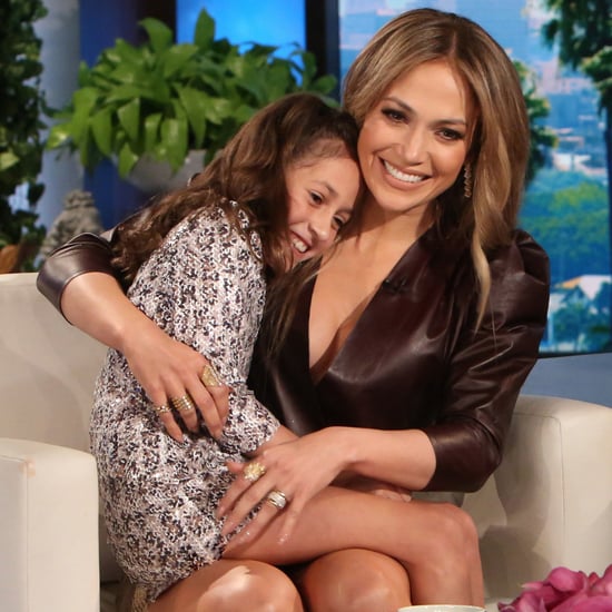 Jennifer Lopez and Kids on Ellen DeGeneres Show April 2017