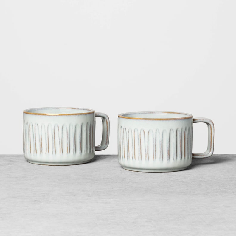 2pk Latte Mug Set in Blue
