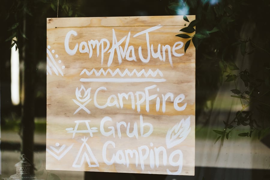 Woodland Camp Baby Shower Theme