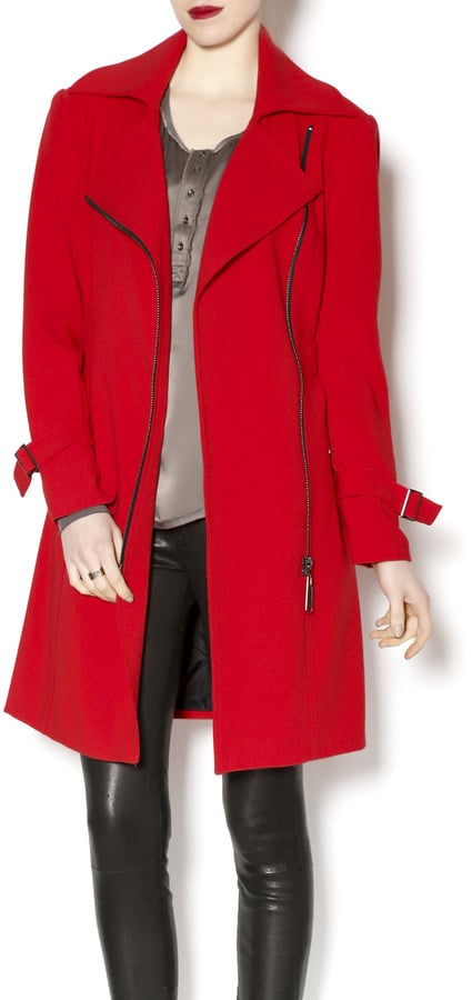 Insight Red Trench Coat