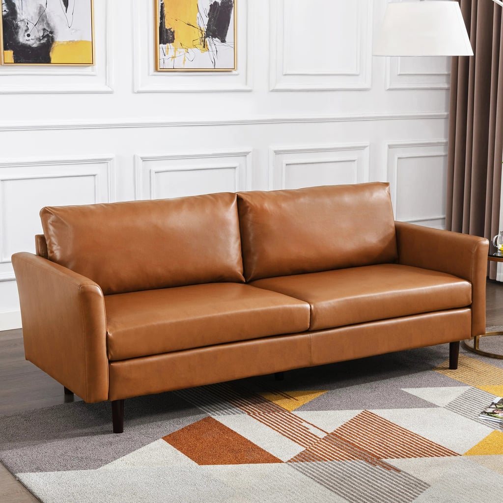 Best Vegan-Leather Sofa From Wayfair