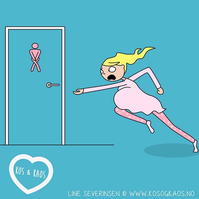 Funny Illustrations of Pregnancy Struggles