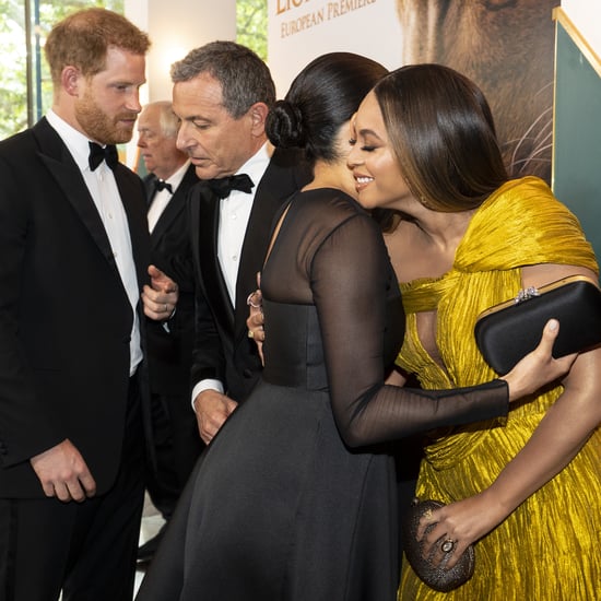 Beyoncé and Meghan Markle Meet at Lion King Premiere Video