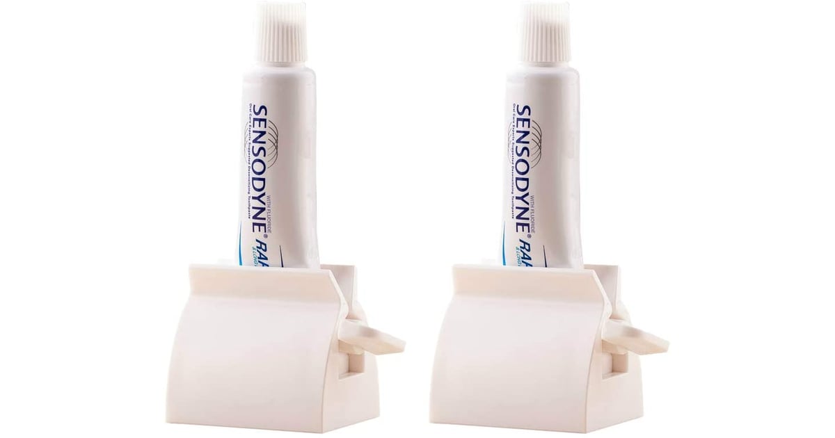 RAYNAG 2 Pack Bathroom Rolling Tube Toothpaste Squeezer Dispenser