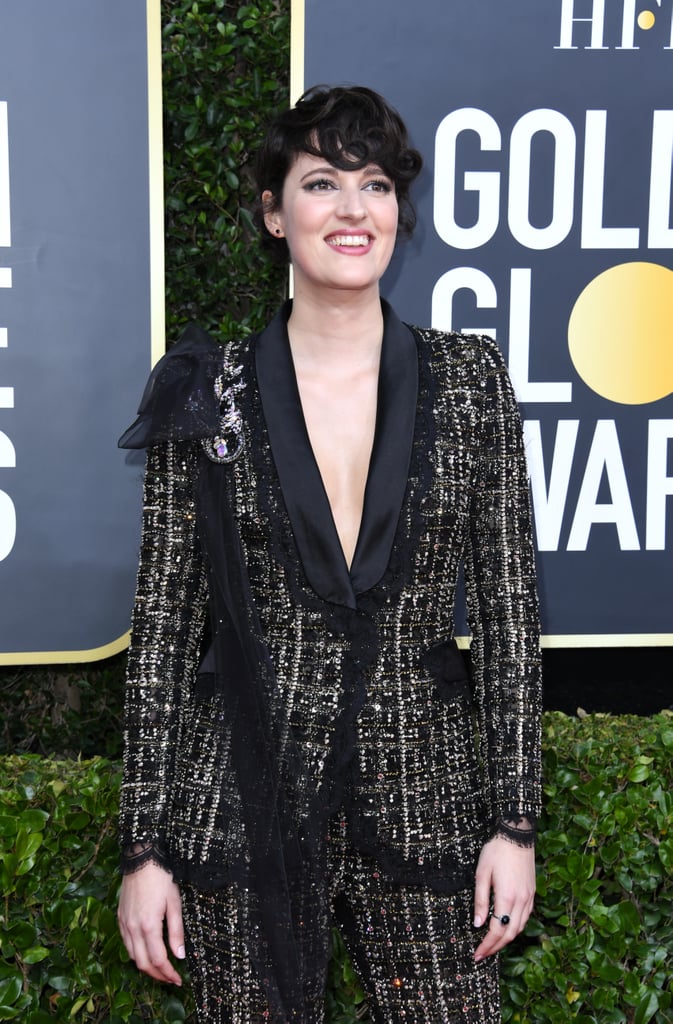 Phoebe Waller-Bridge Rocked a Tweed Power Suit at the Globes