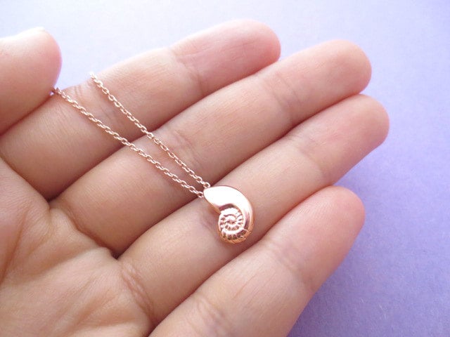 Rose Gold Ariel Seashell ($16-$20)