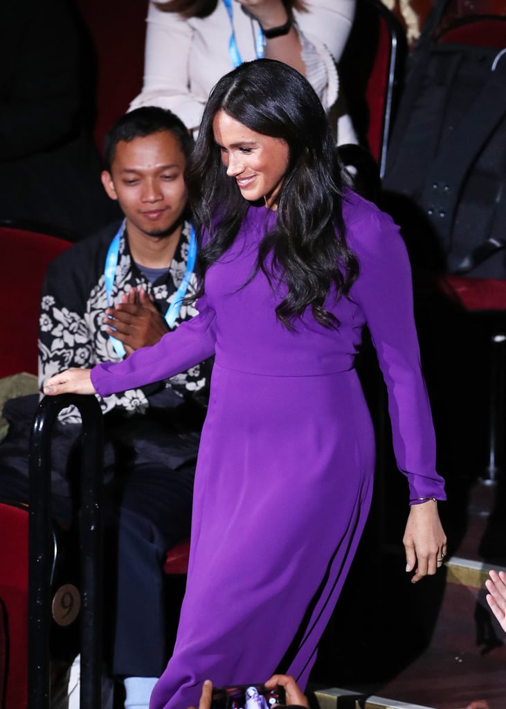 Meghan Markle Rewears Purple Dress at One Young World Summit