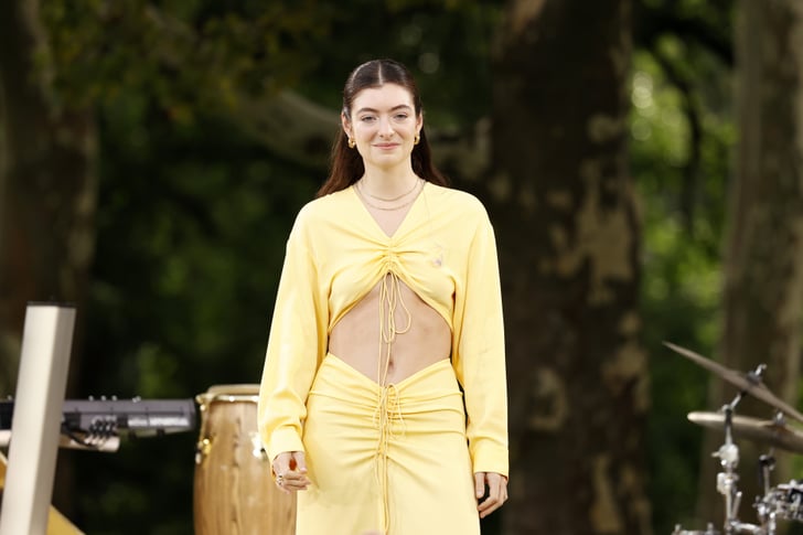 Lorde Promotes Solar Power in Yellow Christopher Esber Dress