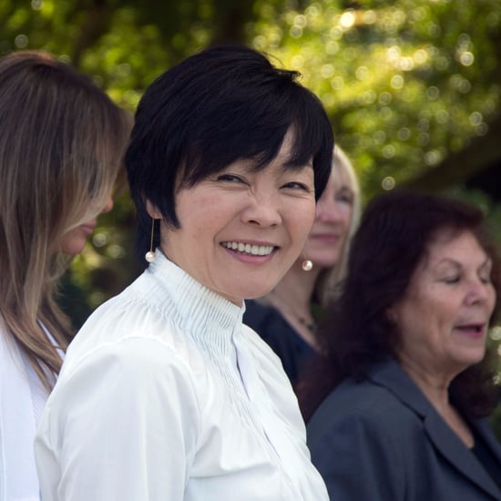First Lady of Japan Didn't Speak English to Avoid Trump