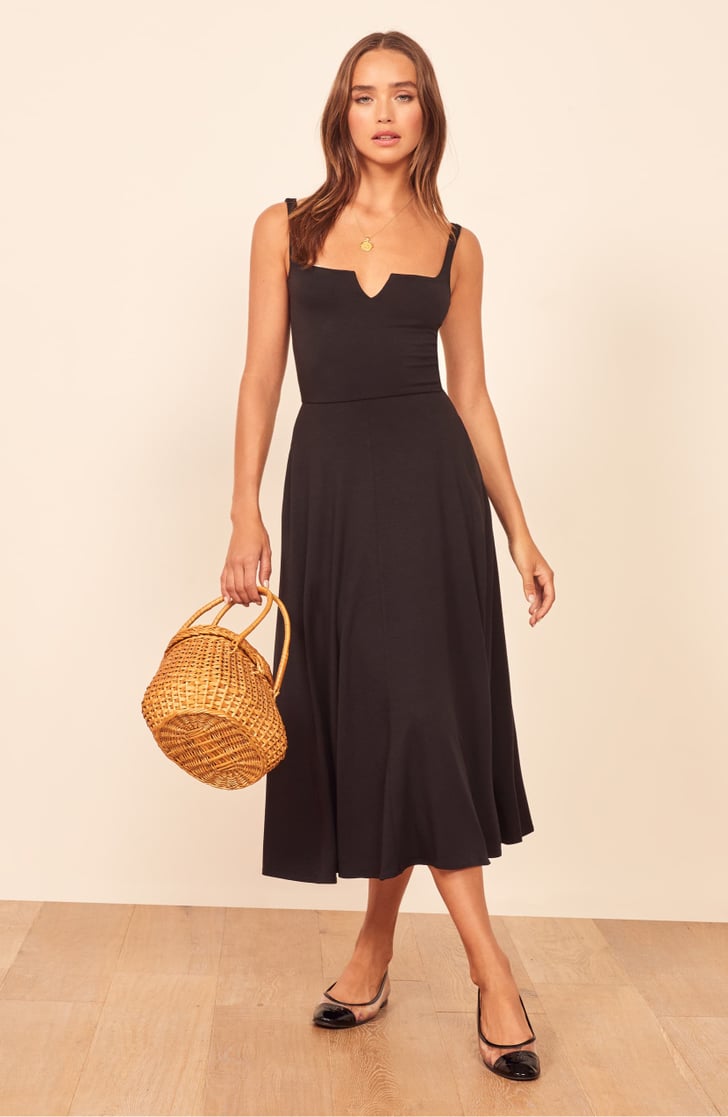 Reformation Zarina Notch Neck Dress Nordstrom Holiday Sales 2019 POPSUGAR Fashion Photo 5