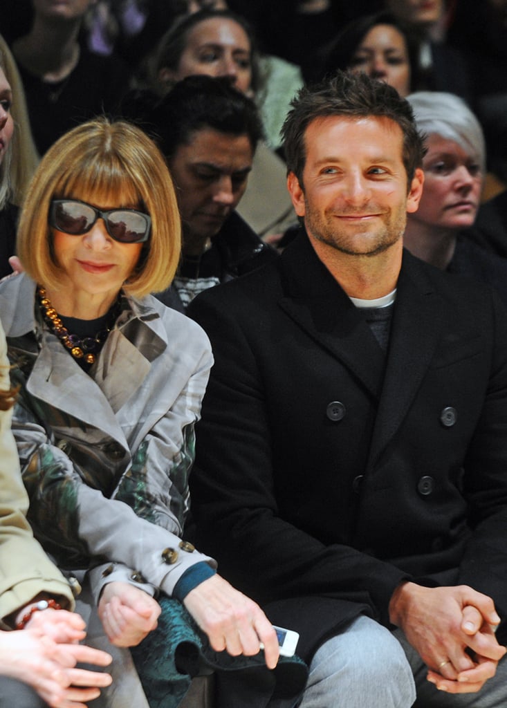 Bradley Cooper at Burberry Prorsum Fall 2014 Show