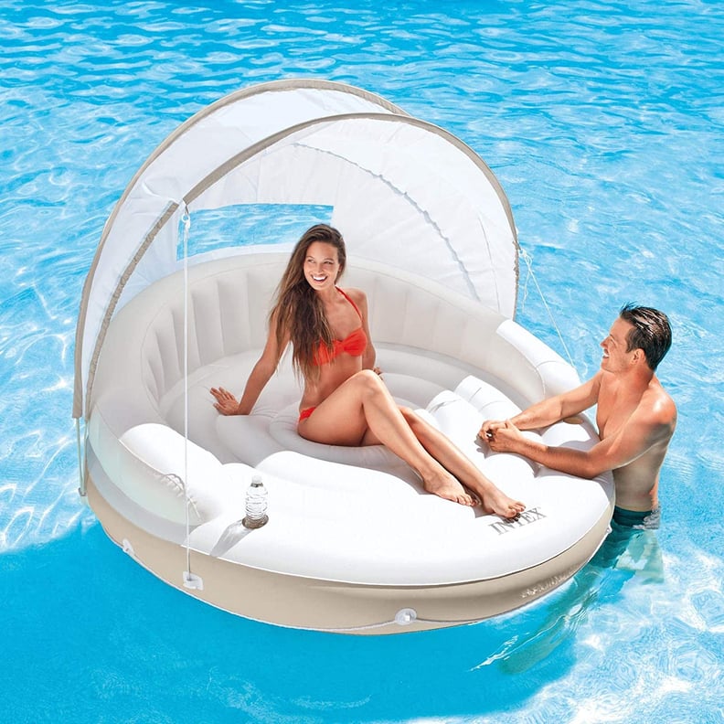 Intex Inflatable Canopy Island Float Lounge