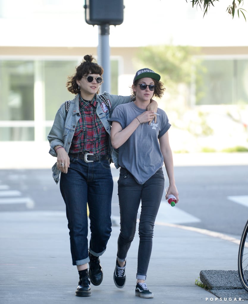 Kristen Stewart With Mystery Woman March 2016