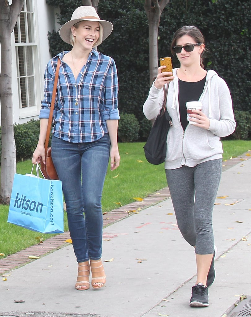 Julianne Hough went shopping with a pal in LA on Sunday.