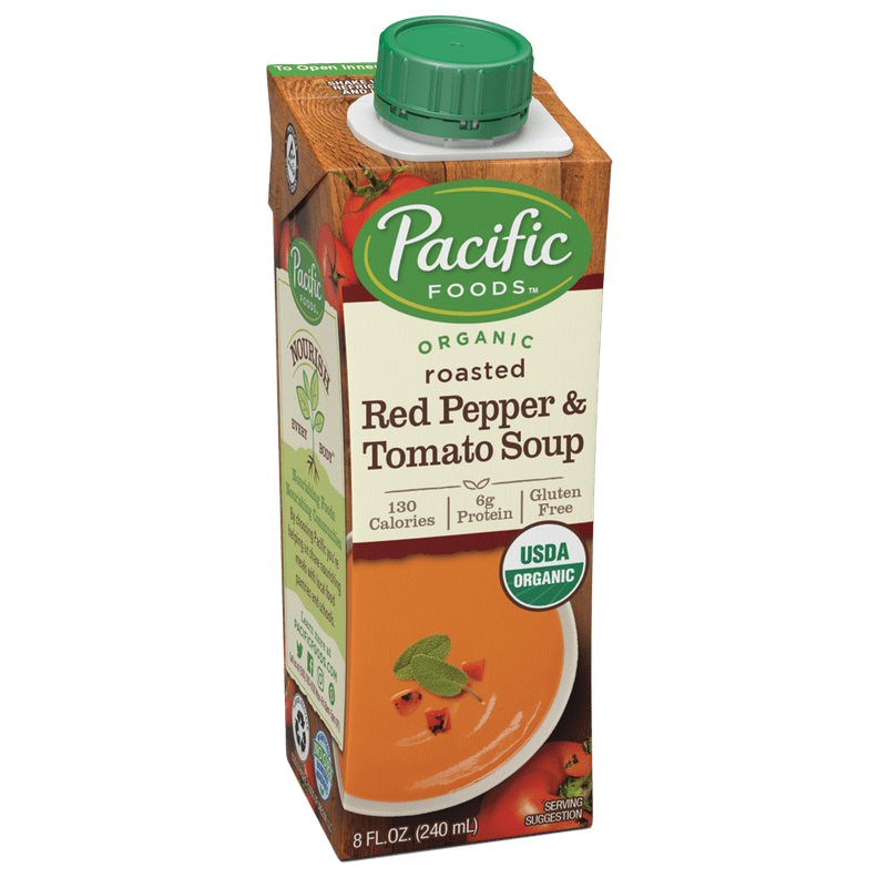 Pacific Foods Roasted Red Pepper and Tomato Soup