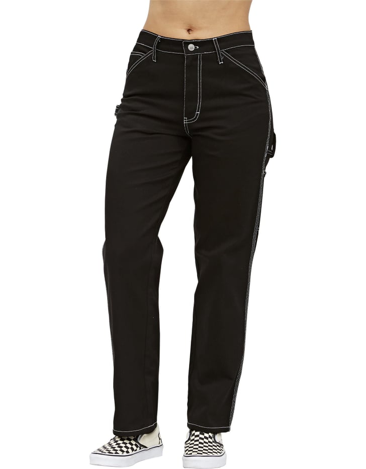 Dickies Girl Juniors' Relaxed Fit Carpenter Pants, Black ($50) | Best ...