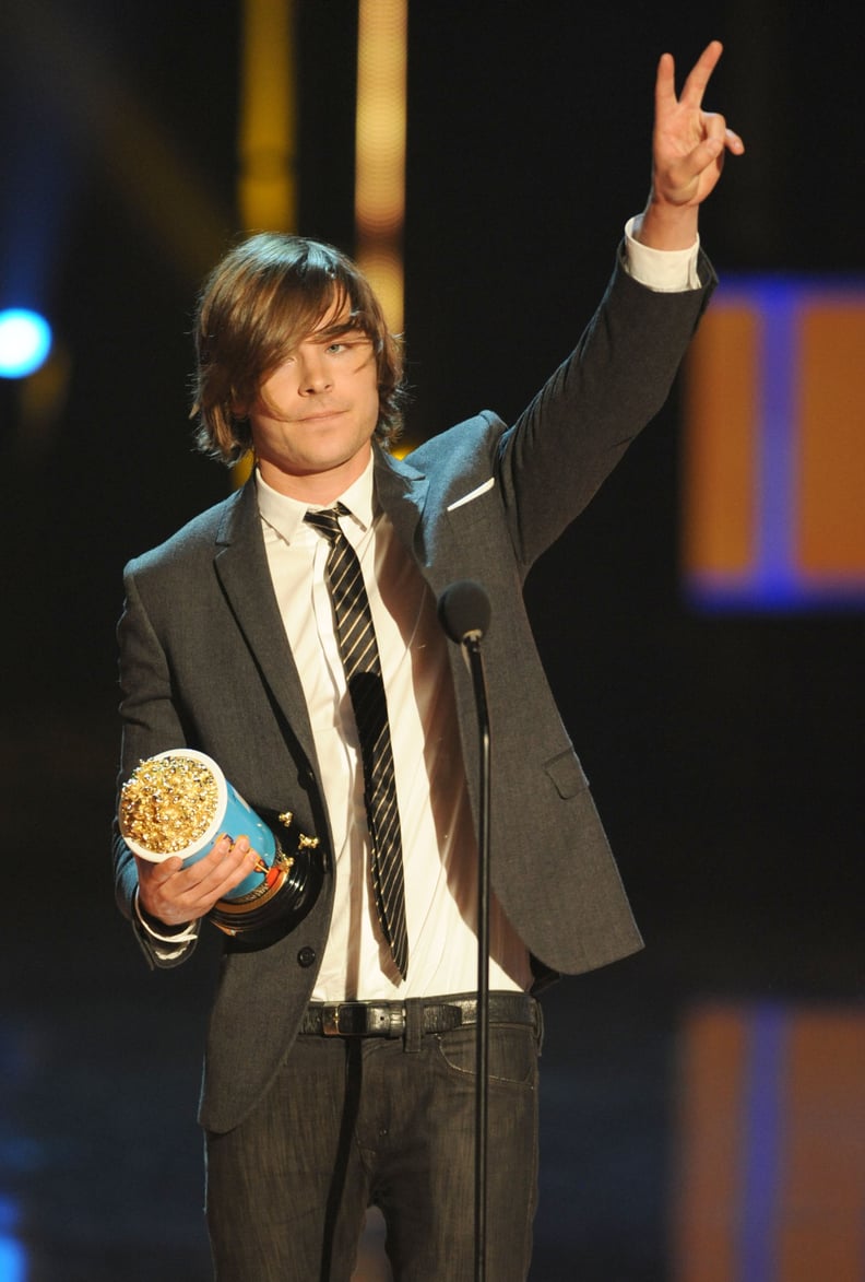 In 2009, he won again, though his long hair had us a little conflicted.