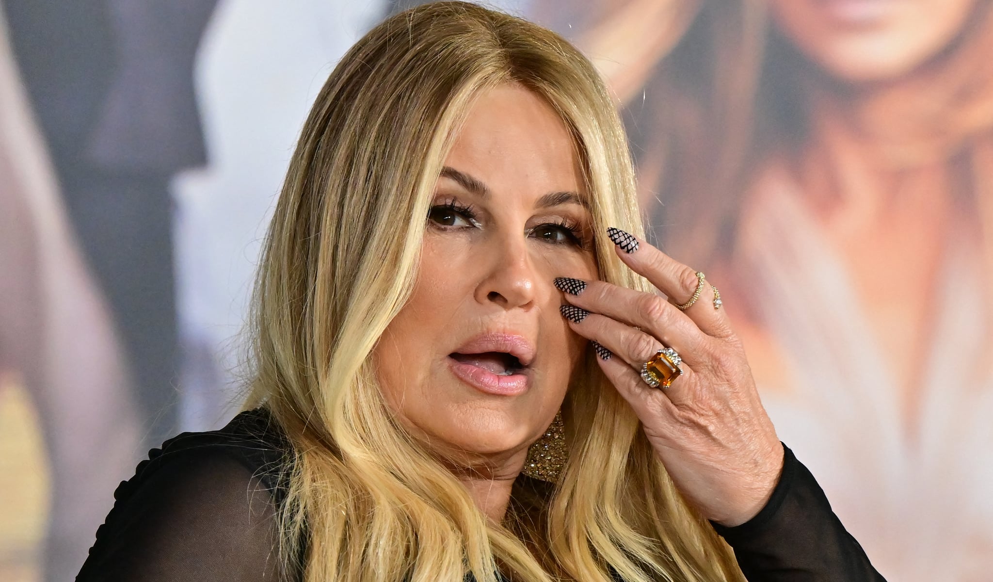 US actress Jennifer Coolidge arrives for the Los Angeles premiere of Prime Video's 