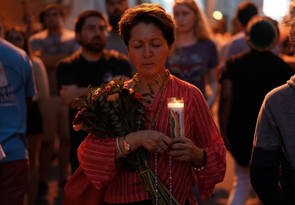 The impromptu vigil was held on Aug. 13.