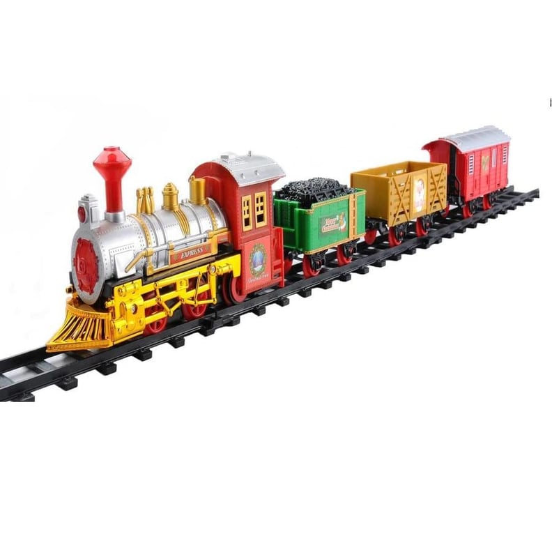 Northlight 12-Piece Battery Operated Lighted and Animated Christmas Express Train Set