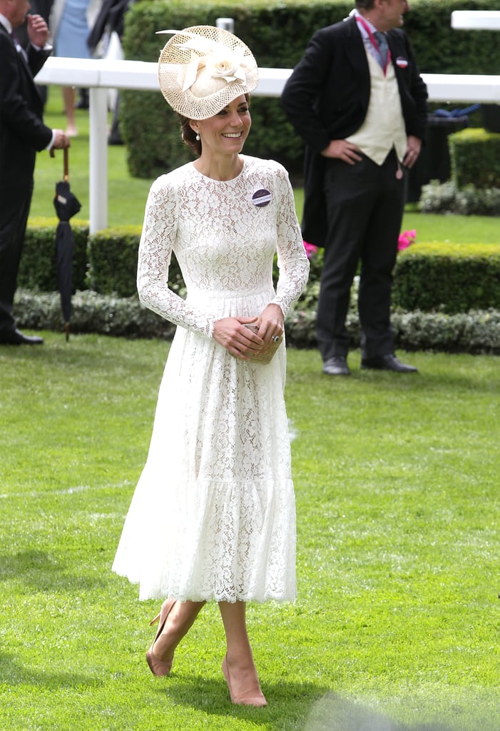Kate Middleton Dolce and Gabbana Dress at Royal Ascot 2016