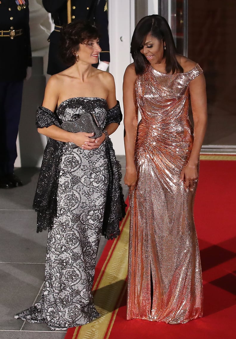 Agnese Landini and Michelle Obama