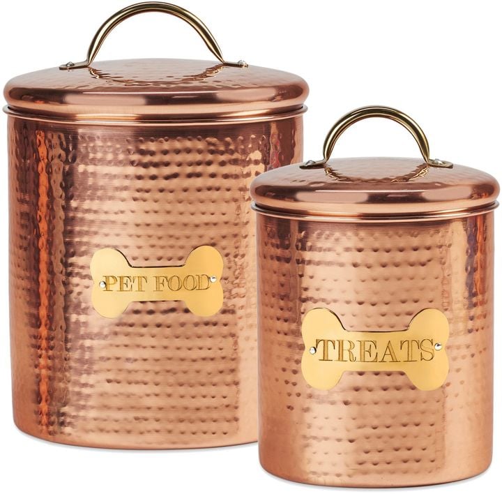 King Charles Copper Dog Canister