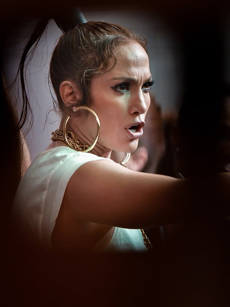 Jennifer Lopez On Set Of Music Video August 2017 Popsugar Latina Photo 3 