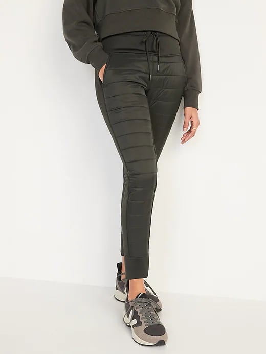 Old Navy HighWaisted UltraCoze Quilted Hybrid Jogger Leggings Best Joggers For Women at Old