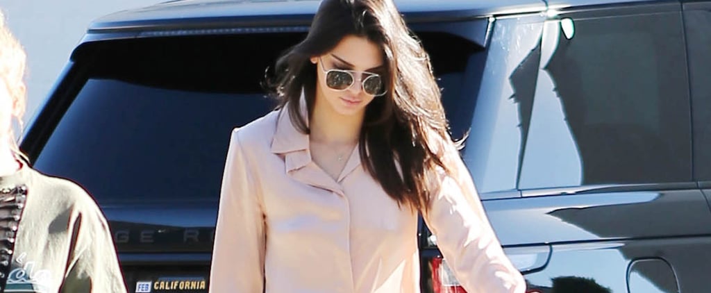 Kendall Jenner Wearing Pink Outfit