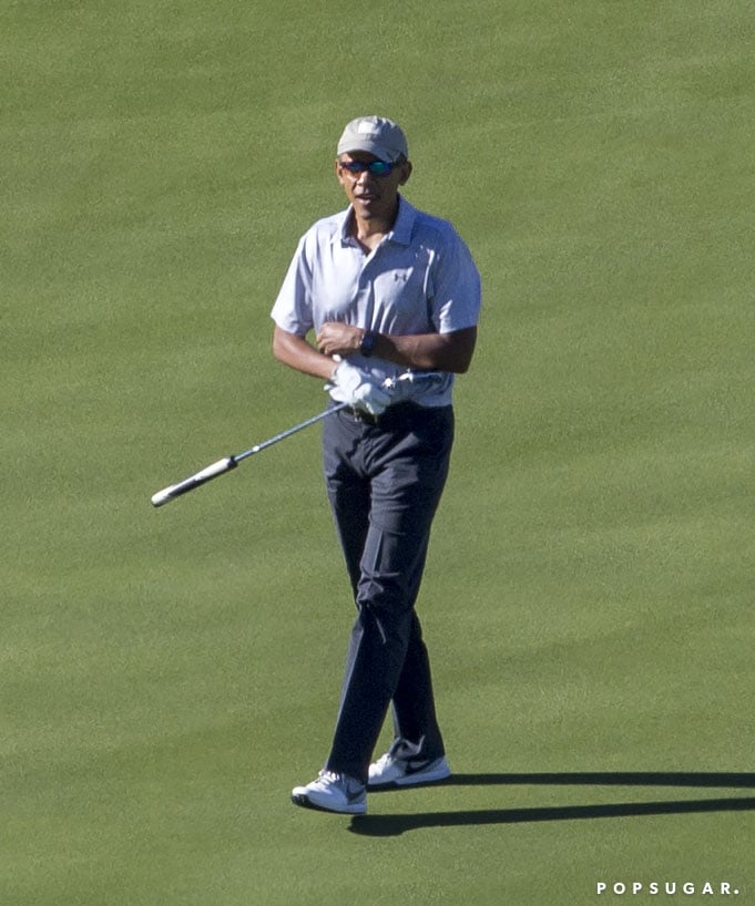 Barack Obama Golfing in Rancho Mirage January 2017 Pictures