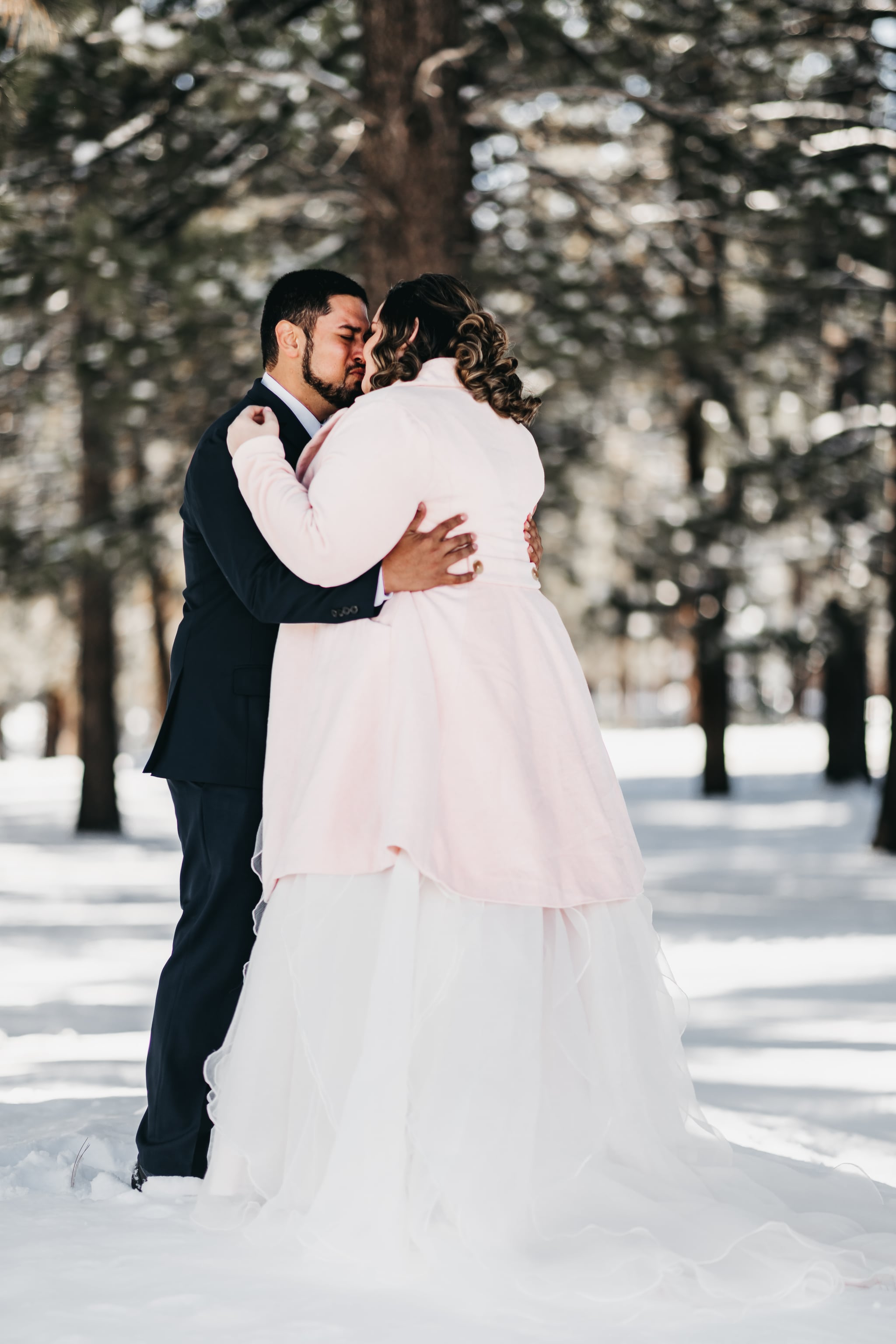 Love Sex This Couple S Lake Tahoe Winter Wedding Showcased Nature At Its Best Popsugar Love Sex Photo 27
