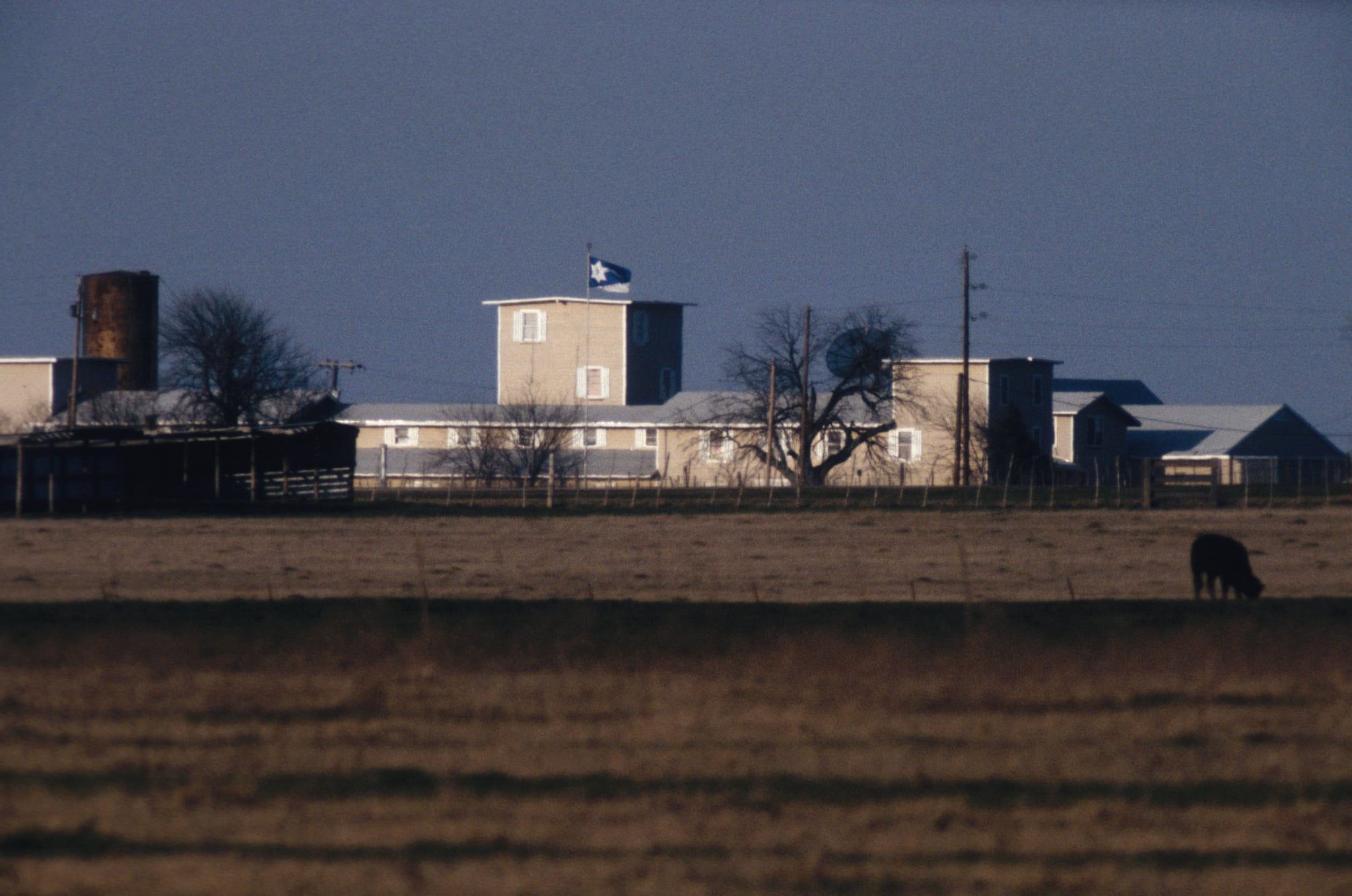 The Branch Davidian Compound that the Bureau of Alcohol, Tobacco, and Firearms and the FBI attempted to raid on February 28, 1993. (Photo by Robert Daemmrich Photography Inc/Sygma via Getty Images)