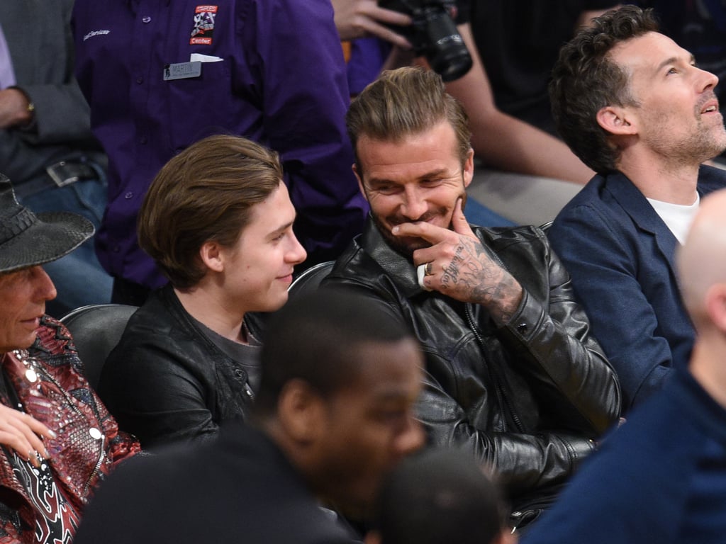 David and Brooklyn Beckham Pictures