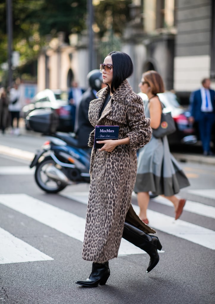 Style Your Leopard-Print Coat With: Cowboy Boots