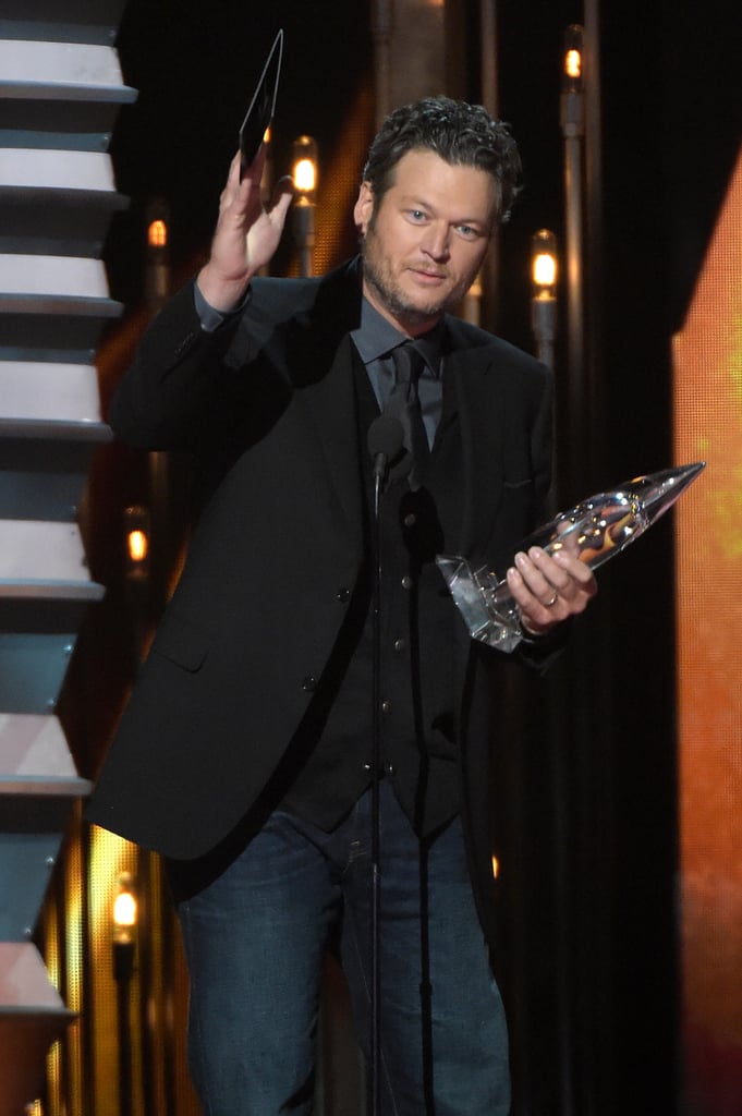Blake Shelton and Miranda Lambert at the CMA Awards 2014