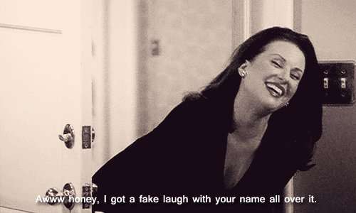 When She Isn't Fake About Being Fake