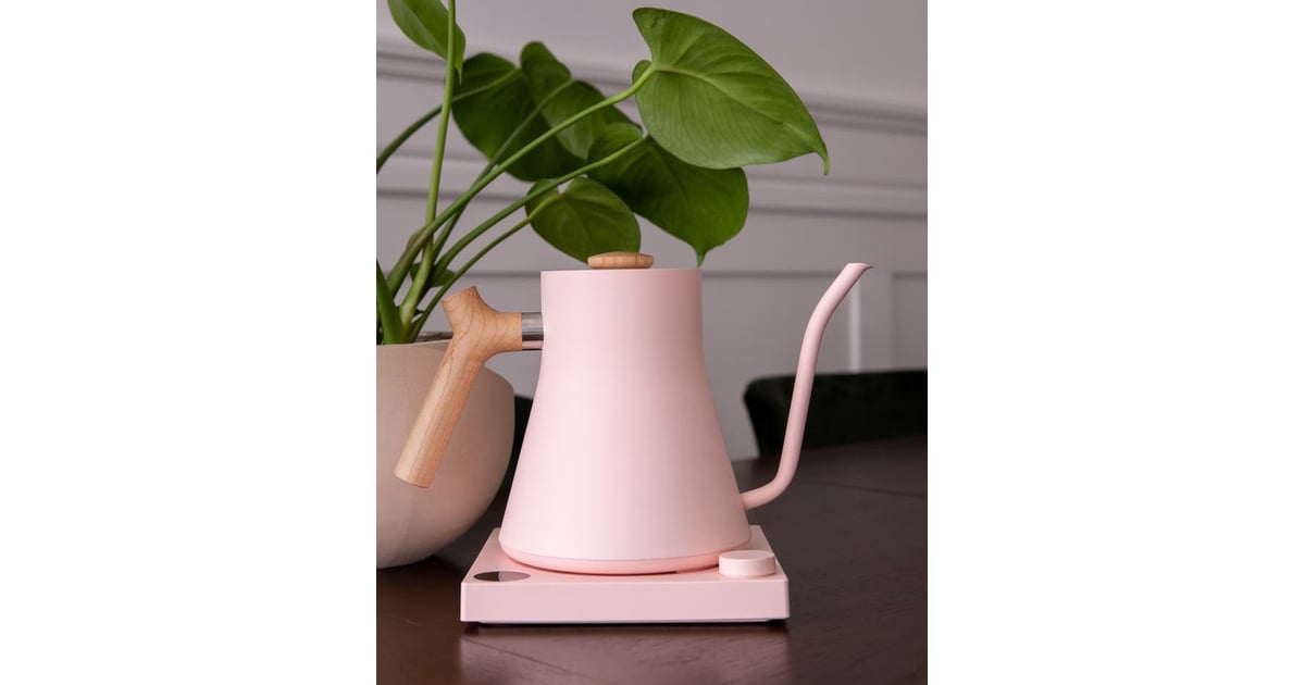 Stagg EKG Electric Pour Over Kettle (Warm Pink & Maple), Fellow