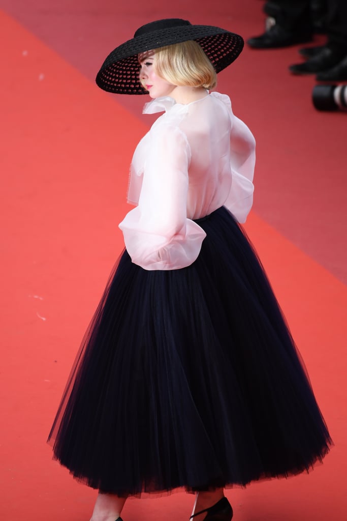 Elle Fanning Dior Dress at Cannes 2019