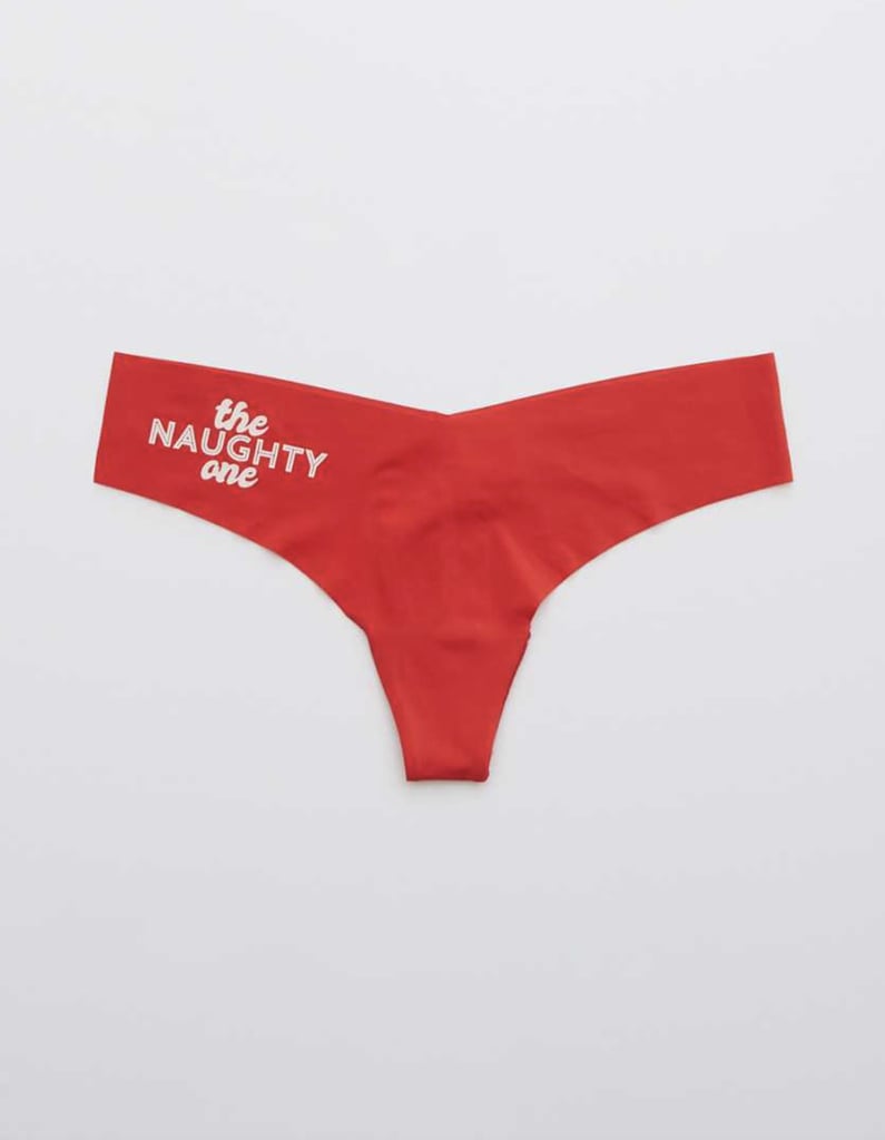 For the Naughty Ones: Aerie No Show Thong Underwear