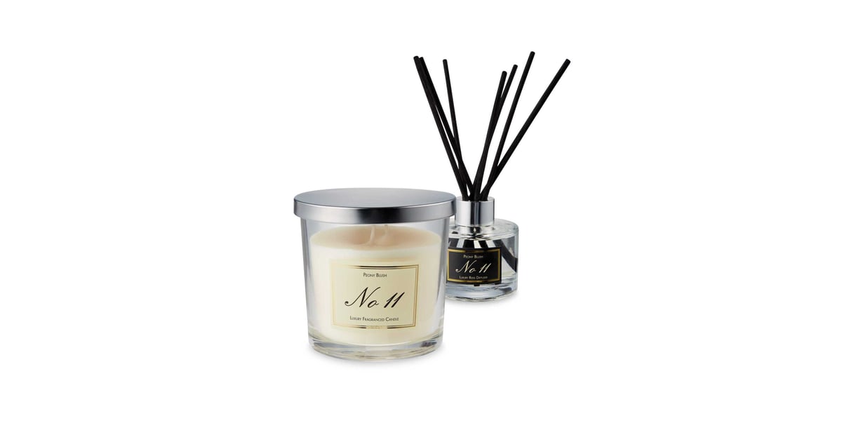 Aldi Peony Blush Candle and Reed Diffuser Aldi Blackberry and Bay