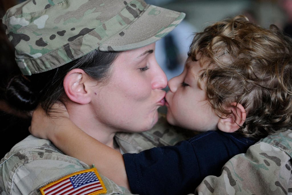 Soldier Homecoming Videos and Photos  POPSUGAR Moms