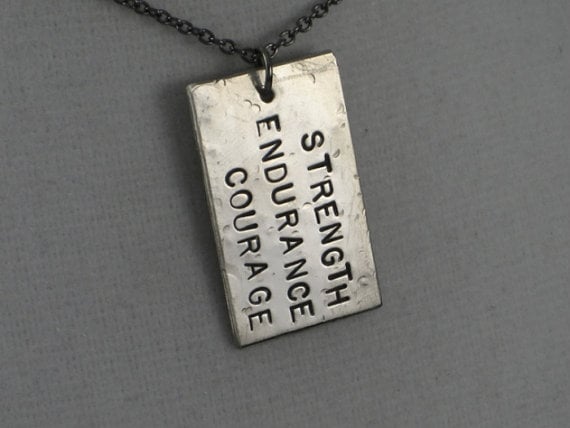 bling around her neck