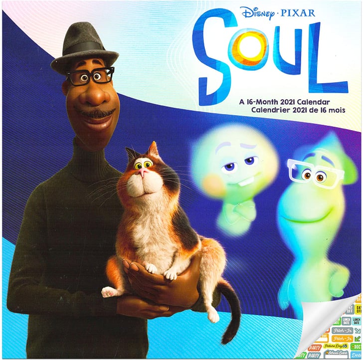 Disney Pixar Soul Calendar 2021 with Stickers Bundle Best Gifts