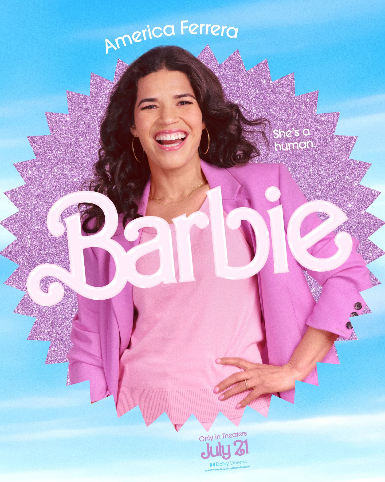 America Ferrera Barbie movie poster