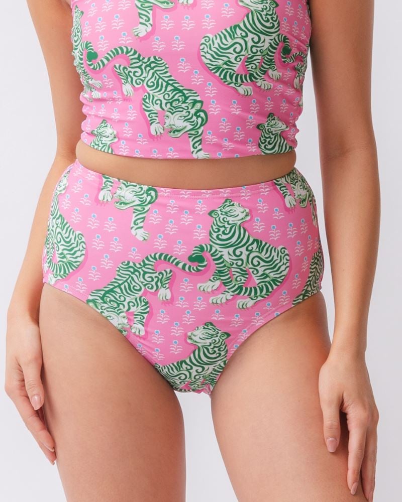 PrintFresh x Lime Ricki Tiger Queen High-Waist Bottom