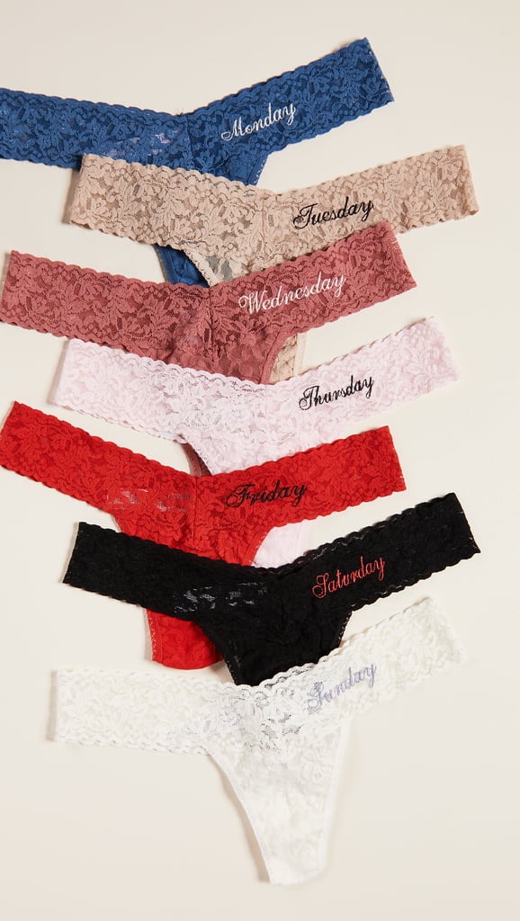 Hanky Panky Days of the Week Low-Rise Thong 7 Pack
