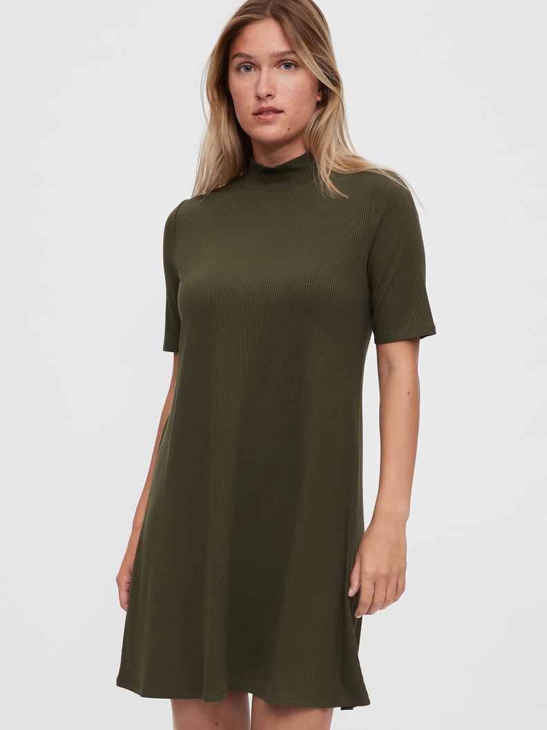 Gap Mockneck Swing Dress